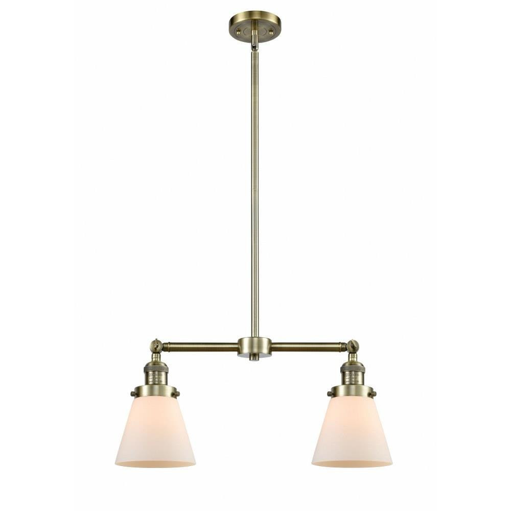 Cone 2 Light Large Island Pendant by Innovations 209-G6