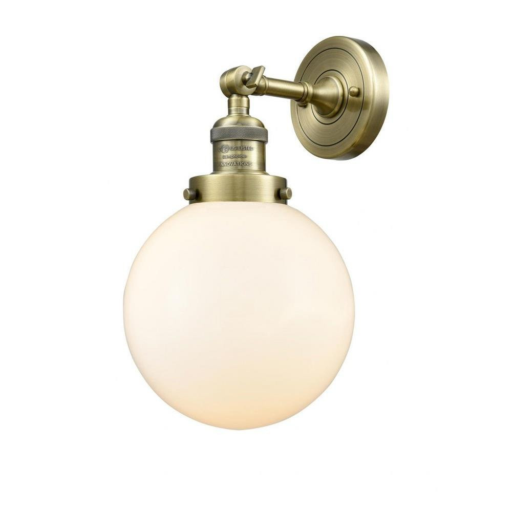 Beacon 1 Light Industrial Wall Sconce 14 Inch Tall by Innovations - 203-G20-8