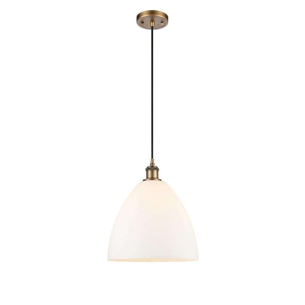Bristol Glass 1 Light Medium Pendant 14.75 Inch Tall by Innovations - 516-1P-GBD-12