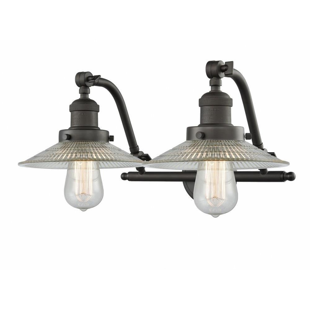 Halophane 2 Light Vanity Light 18.25 Inch Wide by Innovations - 515-2W-G1