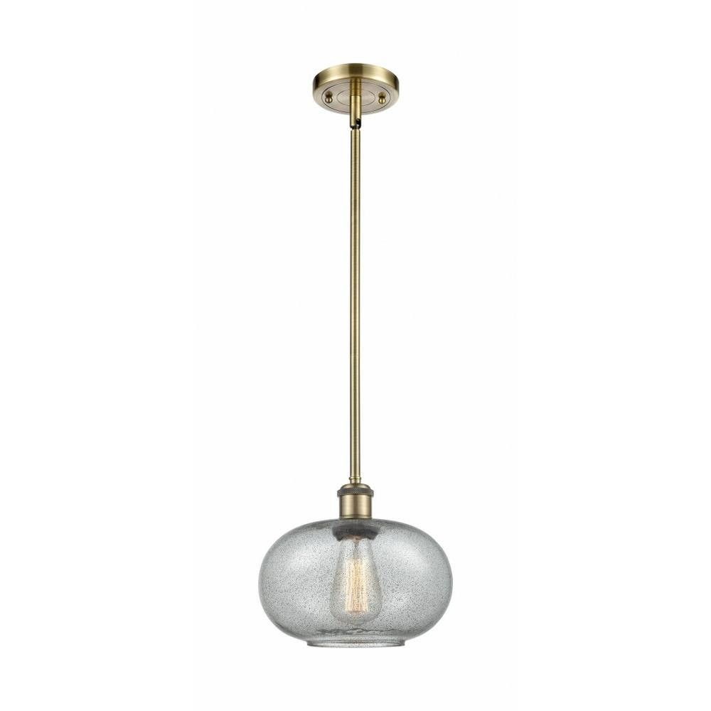 Gorham 1 Light Small Stem Hung Pendant 11 Inch Tall by Innovations - 516-1S-G24