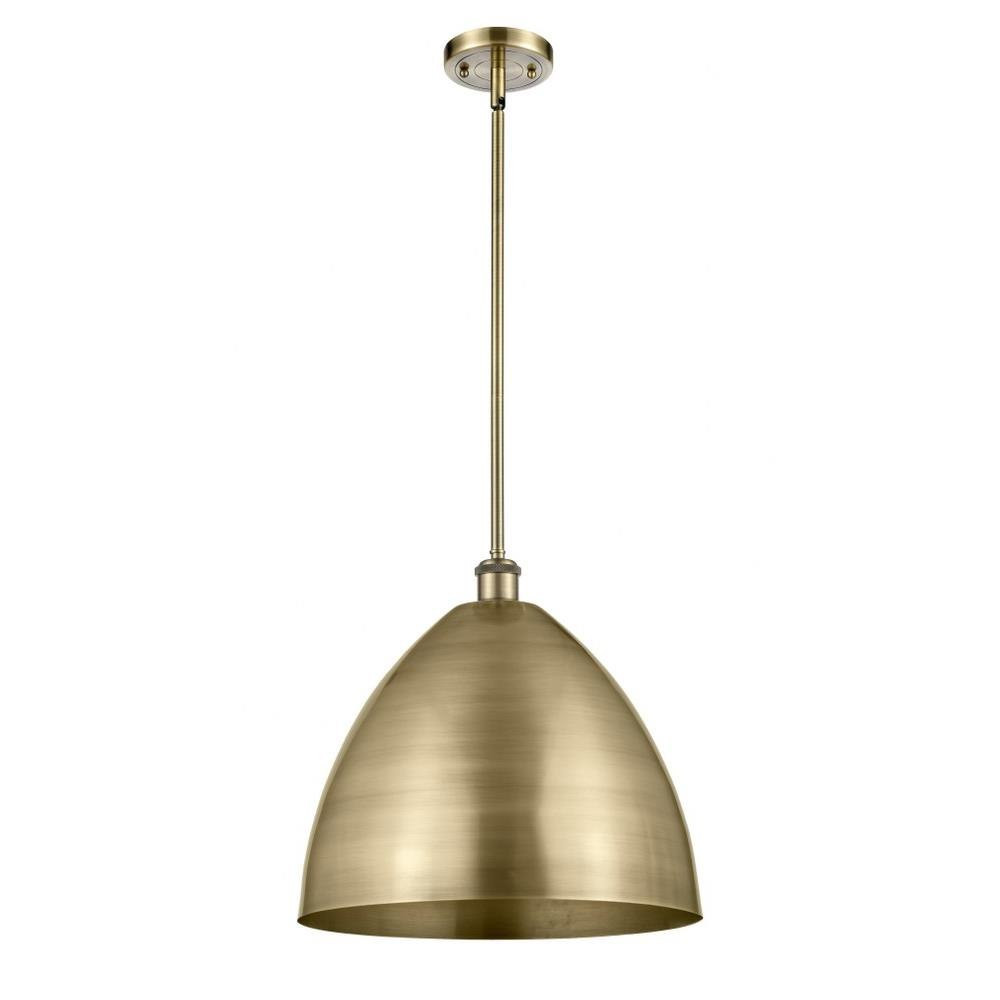 Ballston Cone 1 Light Mini Dome Pendant 16 Inch Wide by Innovations - 516-1S-16-16D