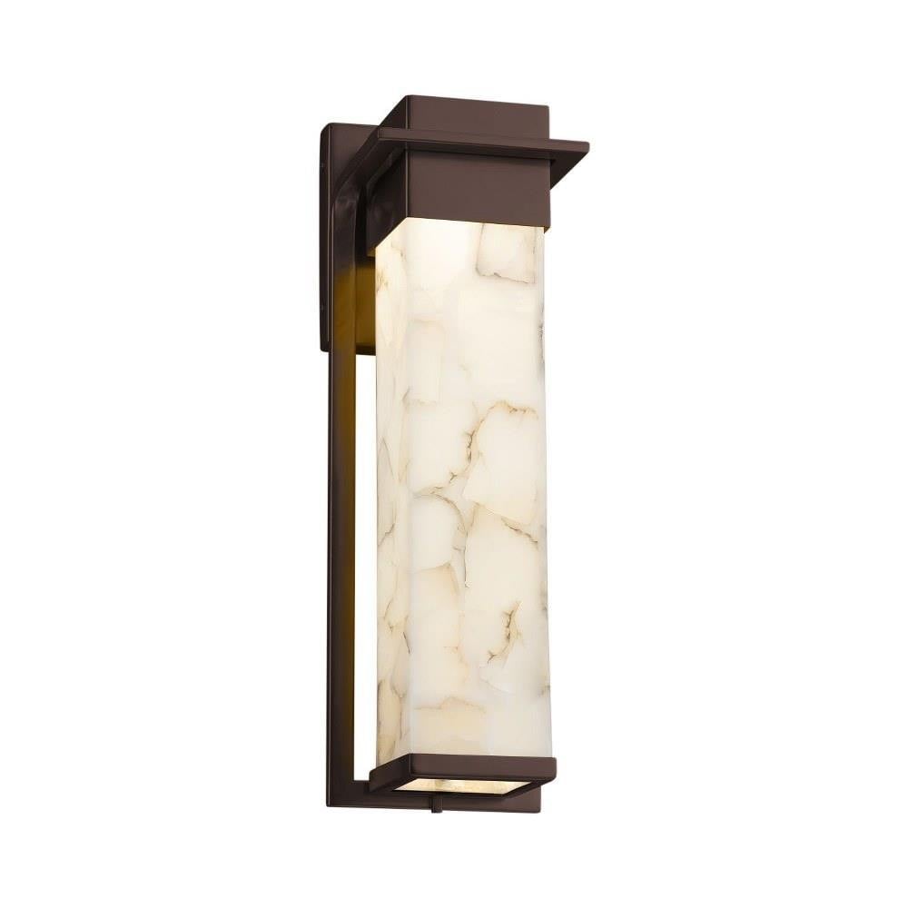 Alabaster Rocks Pacific Outdoor Wall Mount 16.5 Inch Tall by Justice Design - ALR-7544W