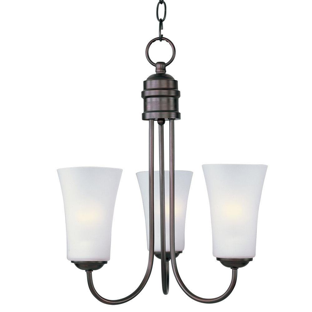 Logan 3 Light Small Chandelier by Maxim 10043FT