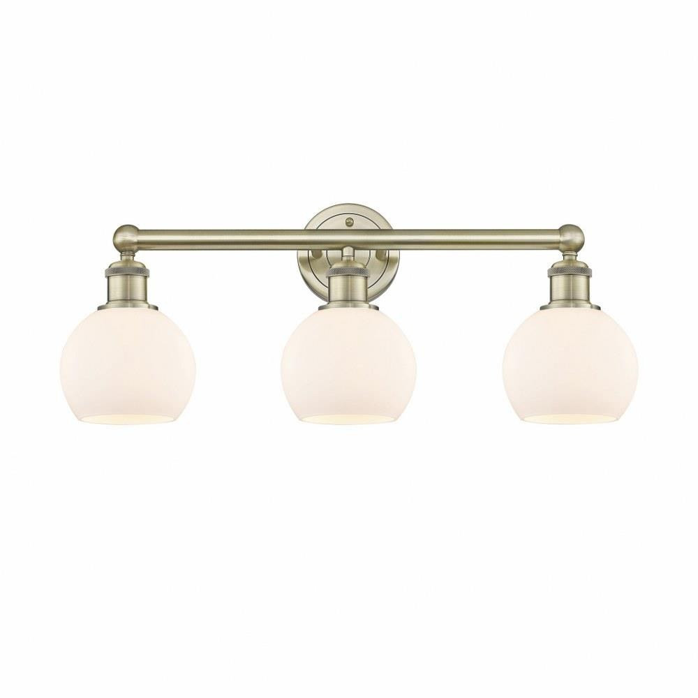 Athens 3 Light Industrial Vanity Light 24 Inch Wide by Innovations - 616-3W-A