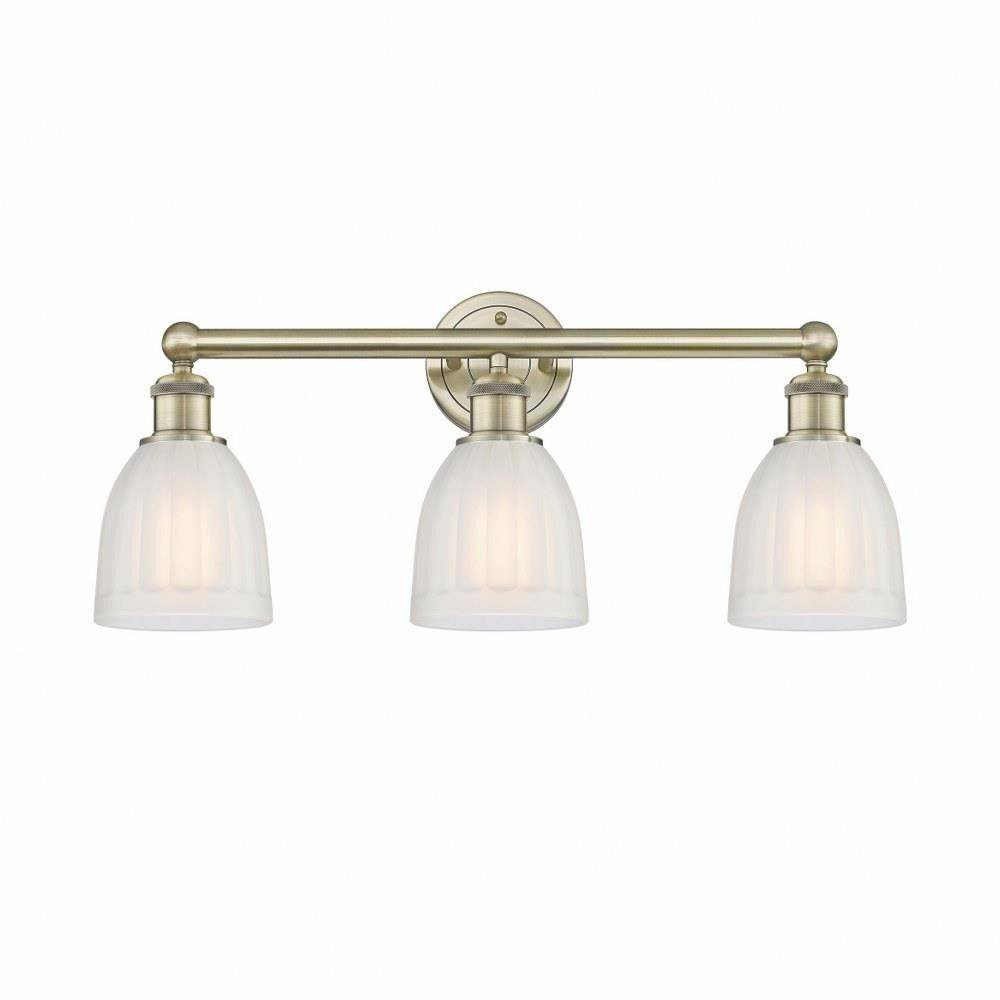 Brookfield 3 Light Industrial Vanity Light by Innovations - 616-3W-BR