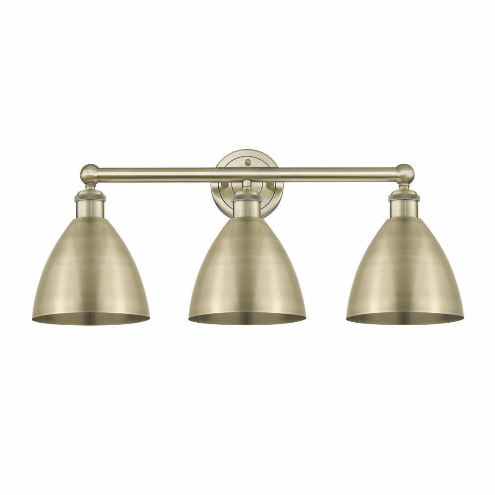 Metal Bristol 3 Light Vanity Light by Innovations - 616-3W-MB