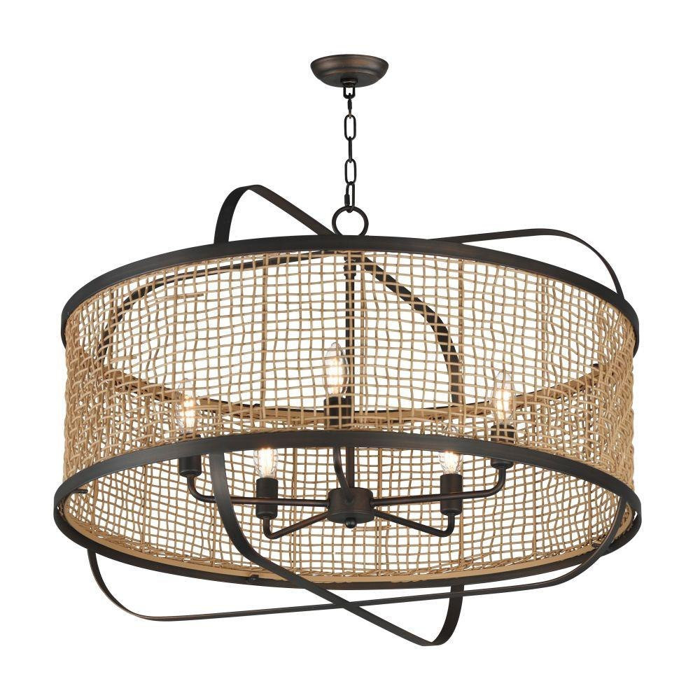 Cestino 5 Light Large Pendant by Maxim - 22475