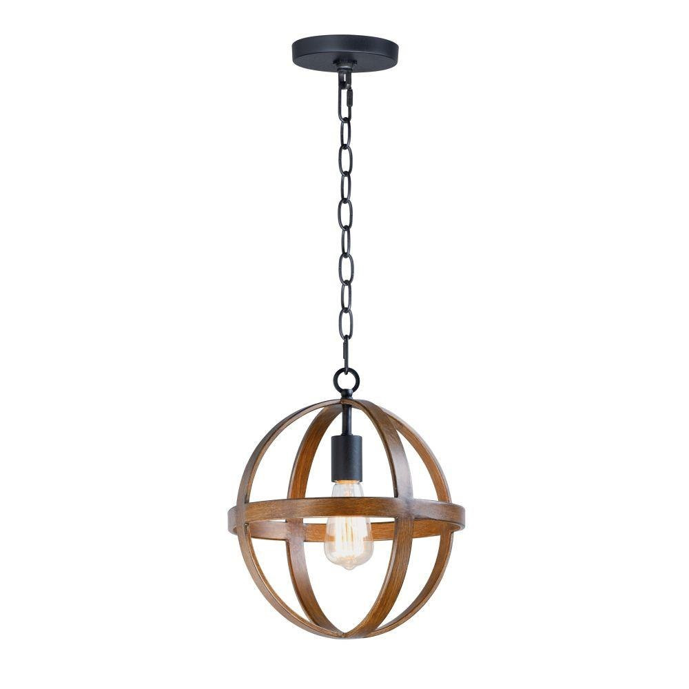 Compass 1 Light Medium Pendant by Maxim - 27571