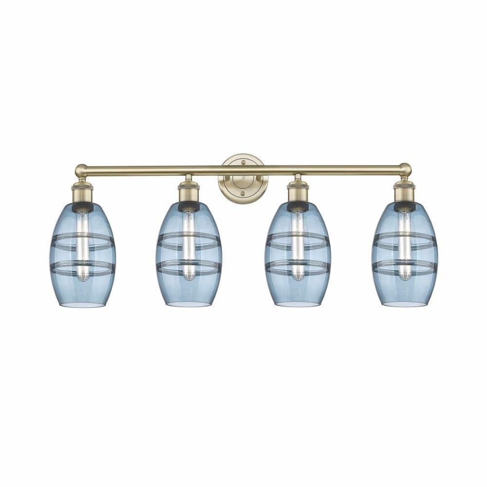 Vaz 4 Light Vanity Light 32.88 Inch Wide by Innovations - 616-4W-G557-6