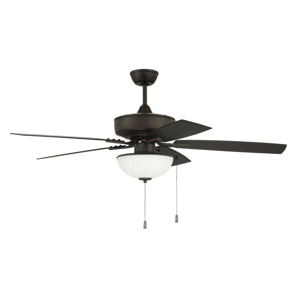 Outdoor Pro Plus 5 Blade Ceiling Fan with Light Kit 52 Inches by Craftmade - OP211-5