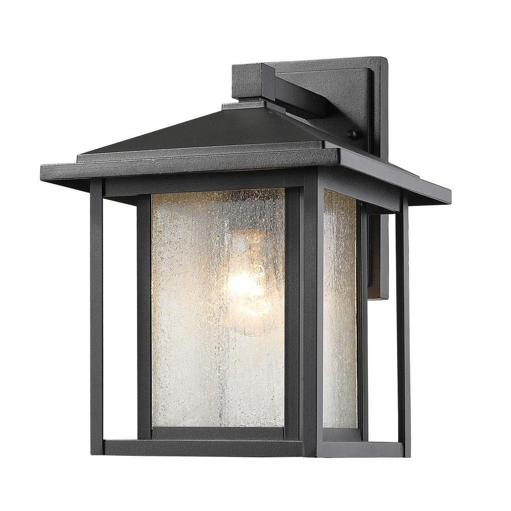 Aspen 1 Light Outdoor Wall Lantern 13 Inch Tall by Z Lite - 554M