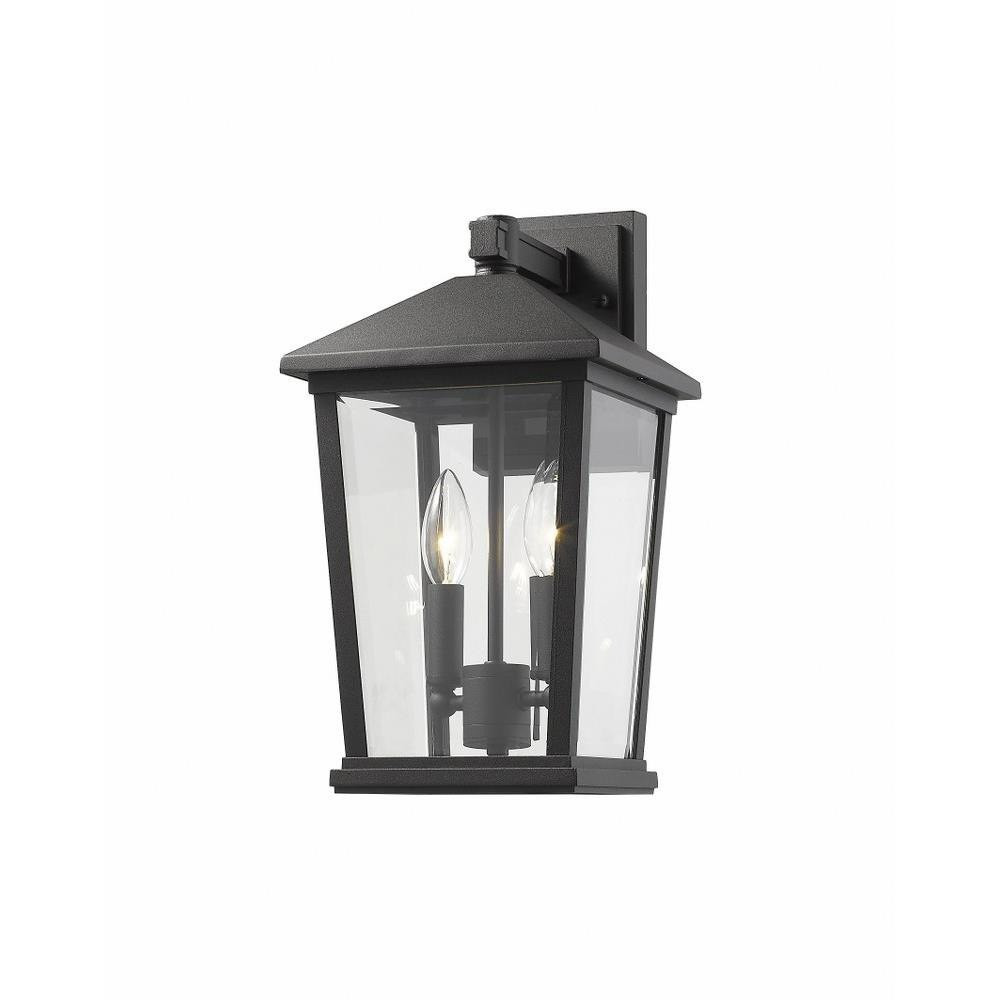 Beacon 2 Light Outdoor Wall Lantern 15 Inch Tall by Z Lite - 568M