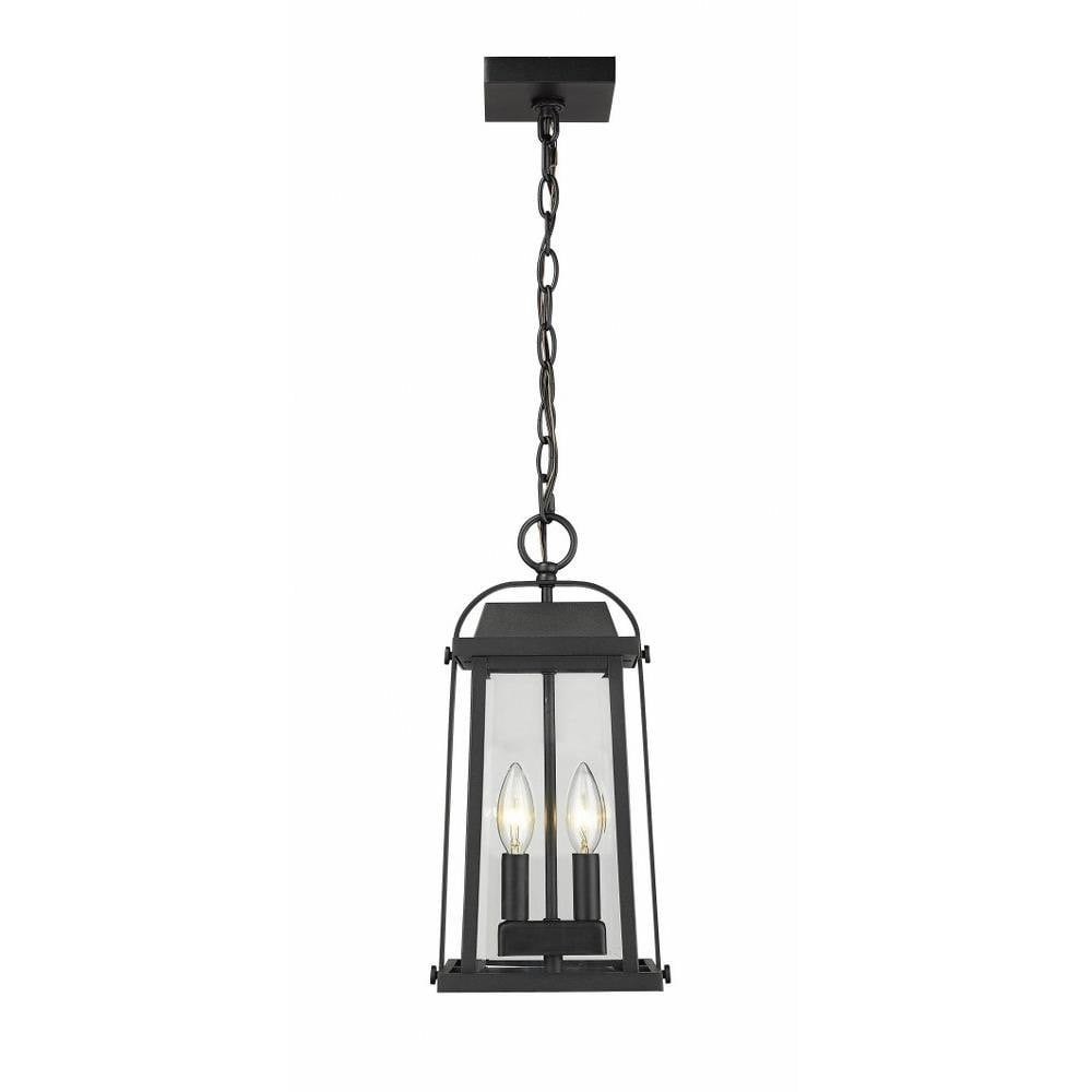 Millworks 2 Light Small Outdoor Pendant by Z-Lite - 574CHM