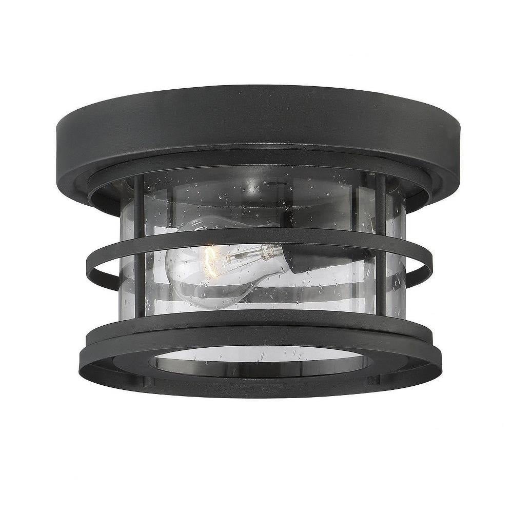 Barrett 1 Light Small Outdoor Flush Mount by Savoy House - 5-369-10