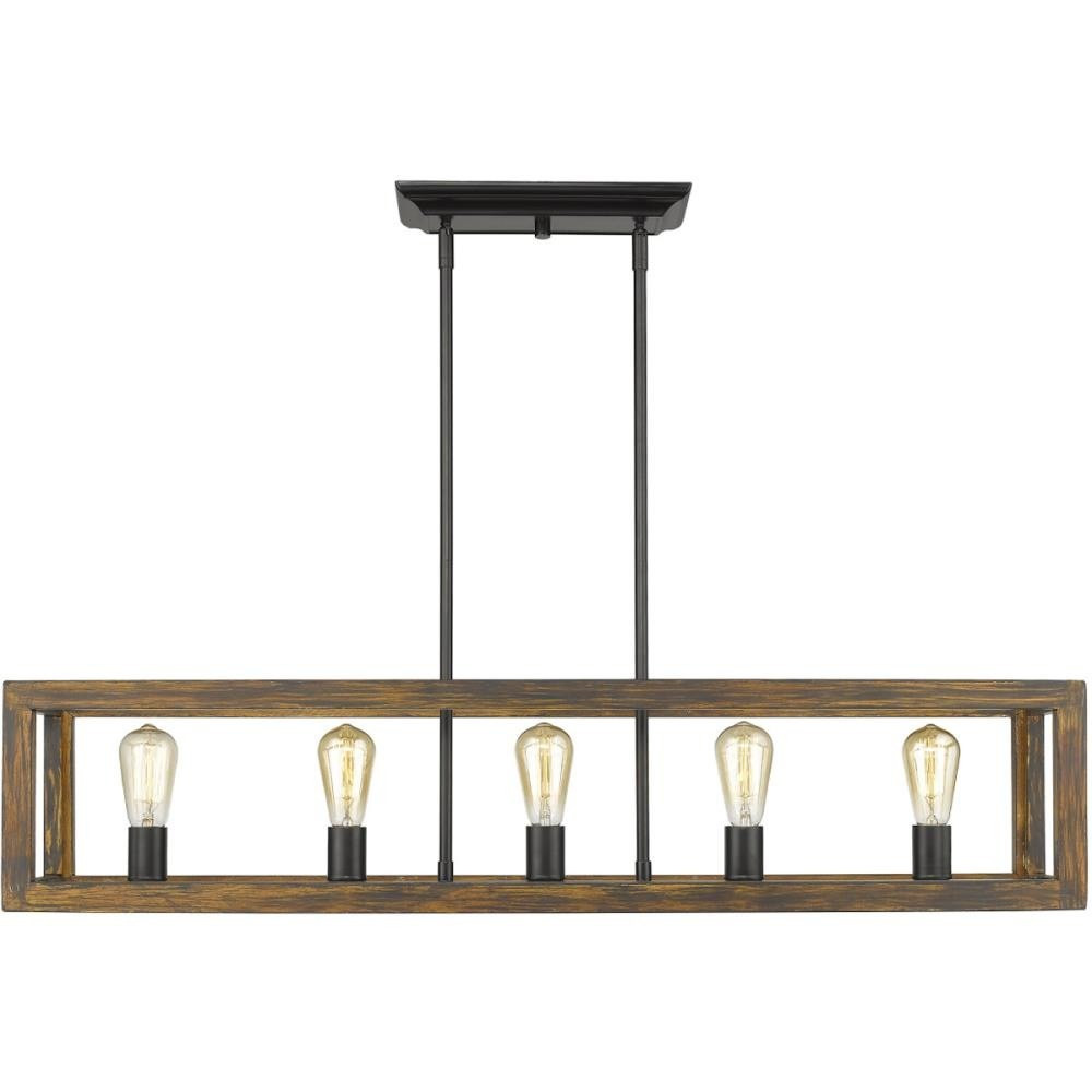 Sutton 5 Light Oversized Linear Pendant by Golden - 0270-LP