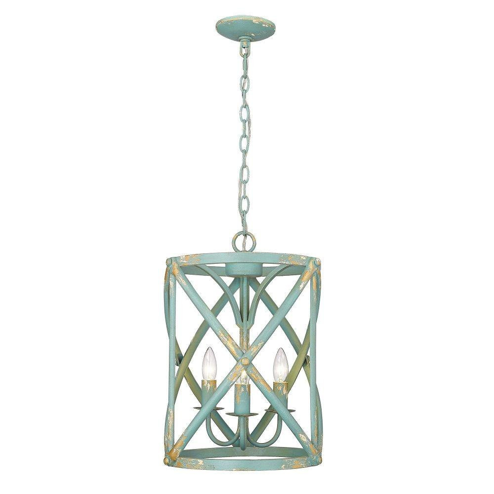 Alcott 3 Light Medium Pendant by Golden - 0890-3P