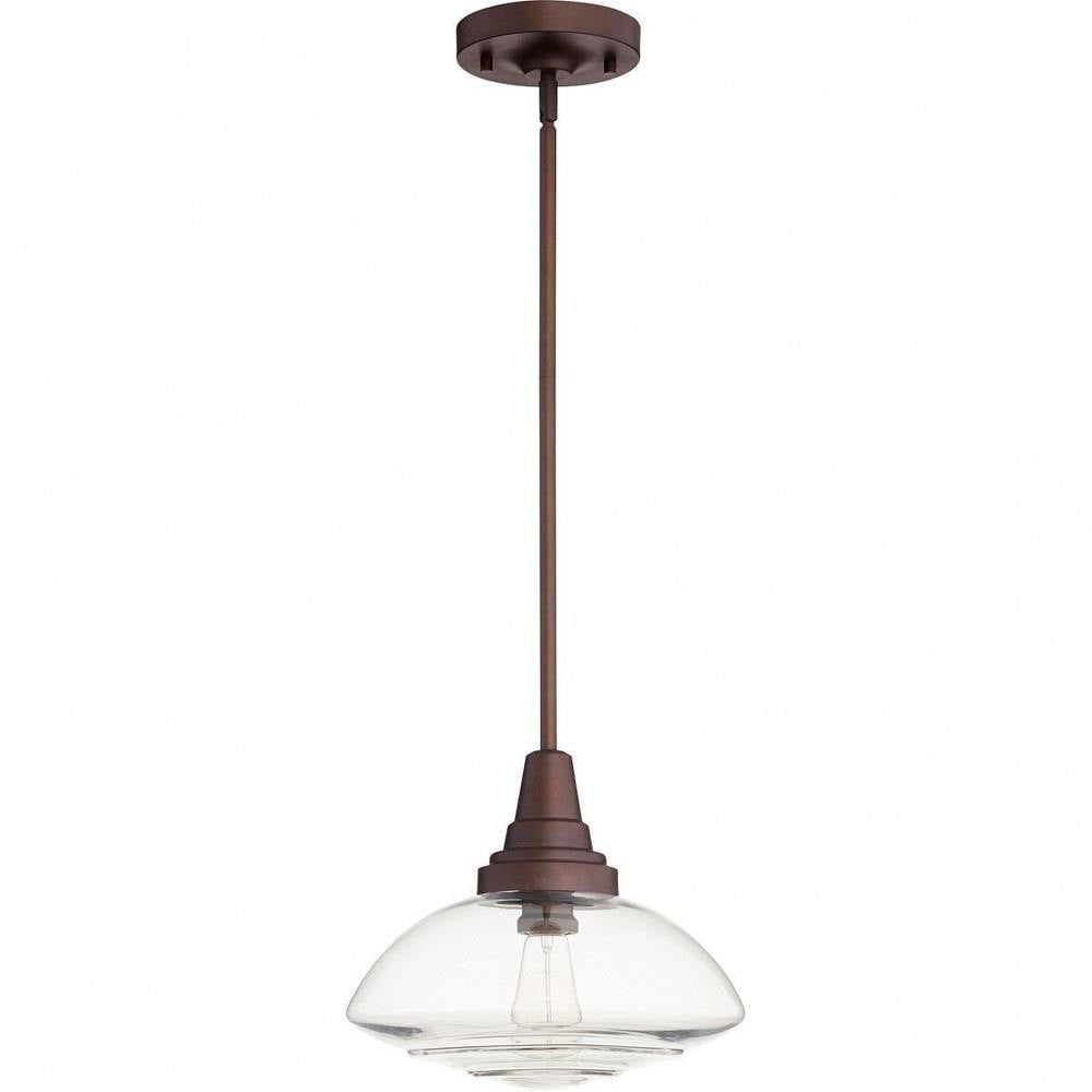 Lenticular 1 Light Medium Pendant by Quorum - 8240