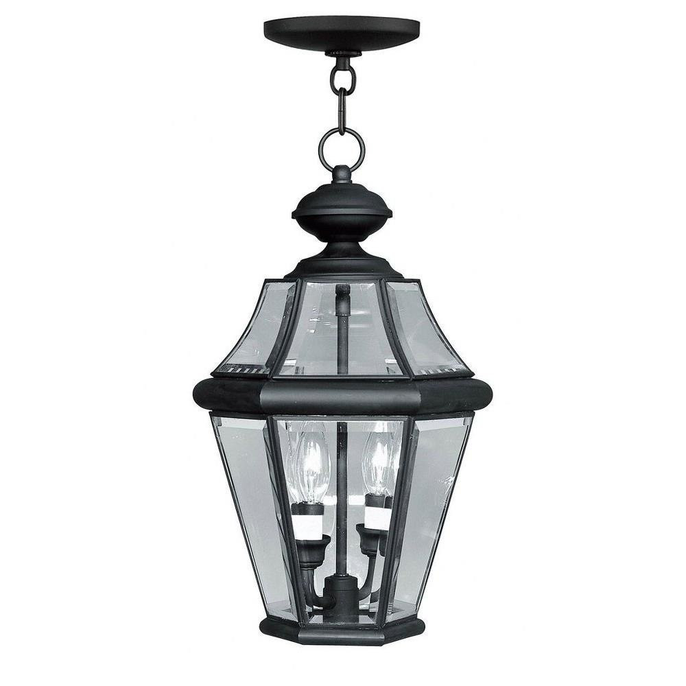 Georgetown 2 Light Small Outdoor Pendant by Livex - 2265