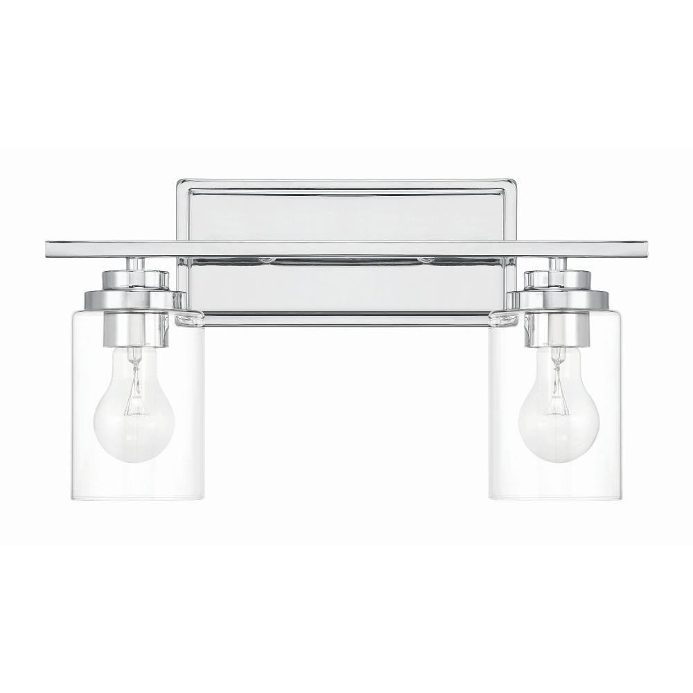 Clark 2 Light Bath Vanity 9.38 Inch Tall and 17.38 Inch Wide by Craftmade - 20417