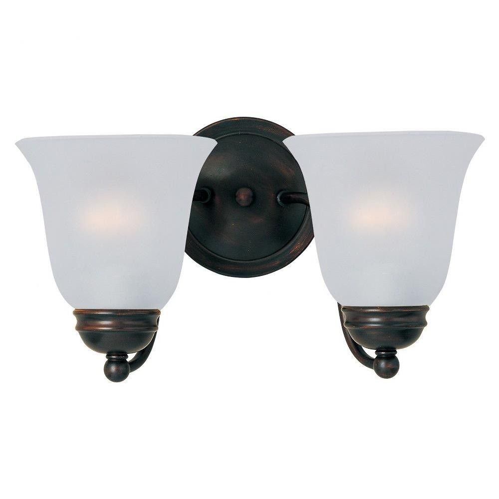 Basix 2 Light Vanity Light by Maxim - 2121FT