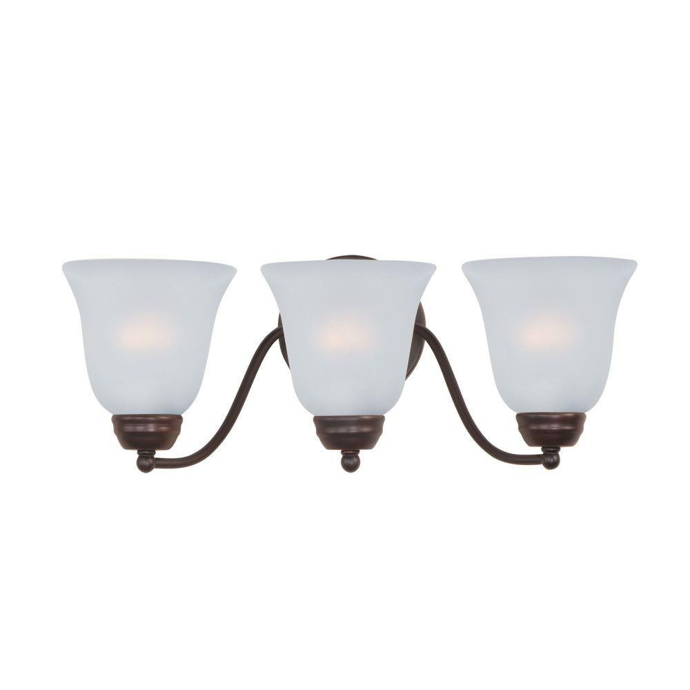 Basix 3 Light Vanity Light by Maxim - 2122