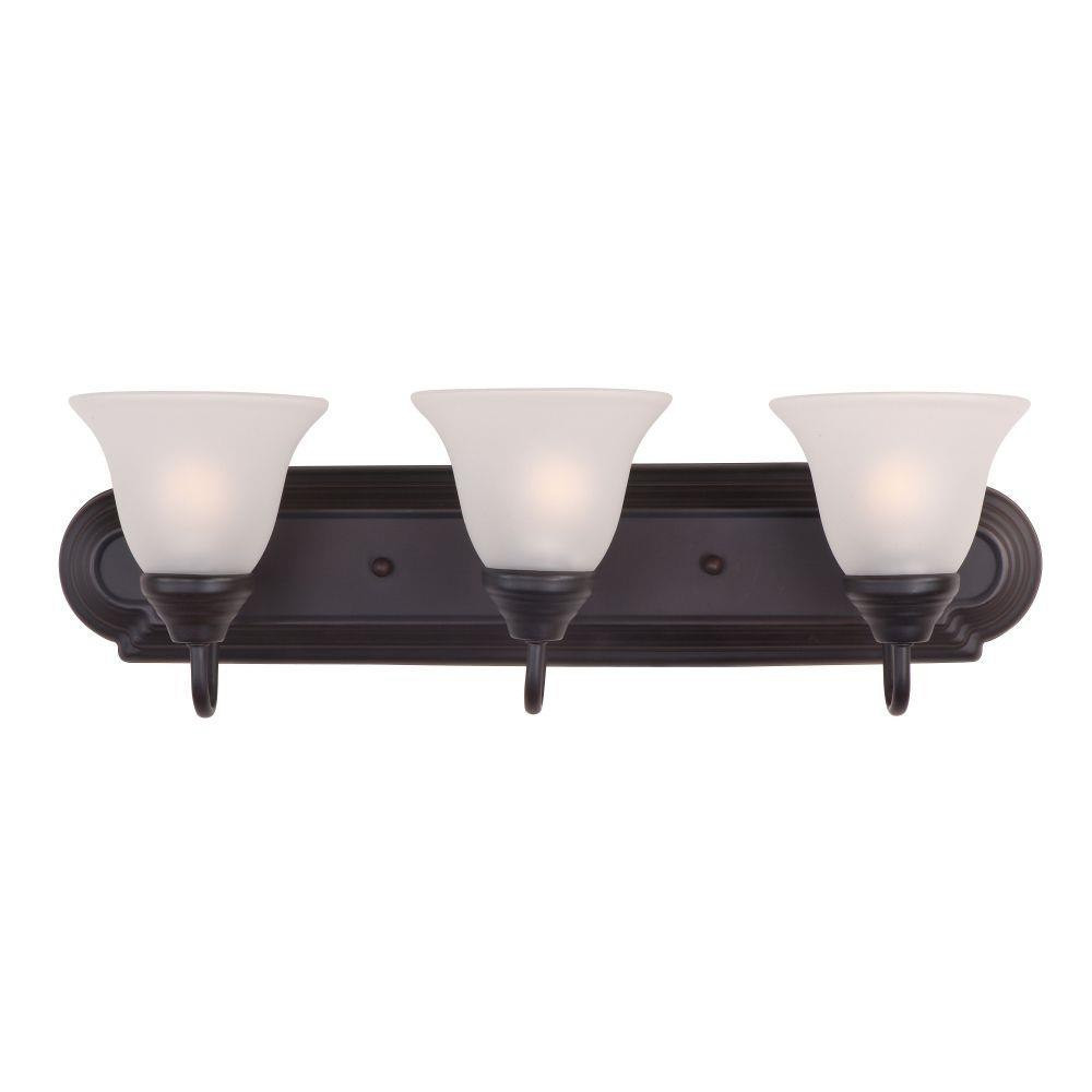 Essentials 801X 3 Light Vanity Light by Maxim - 8013
