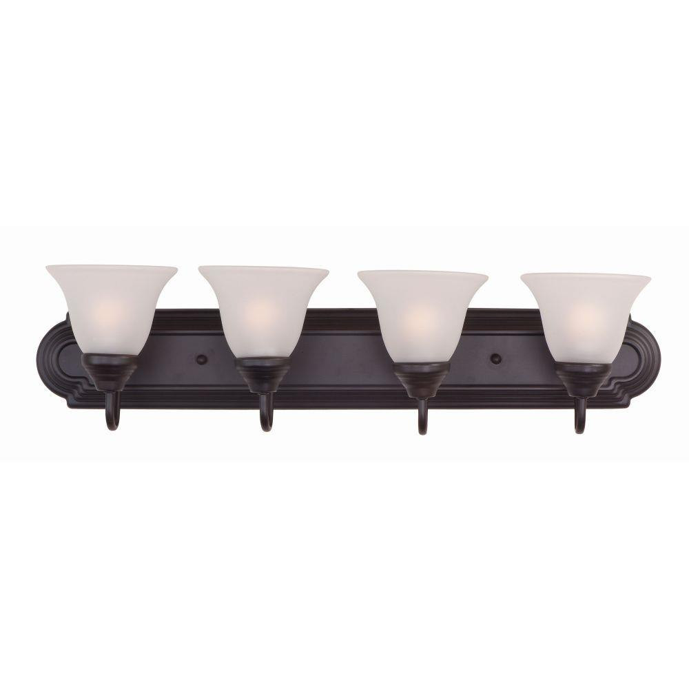 Essentials 801X 4 Light Vanity Light by Maxim - 8014