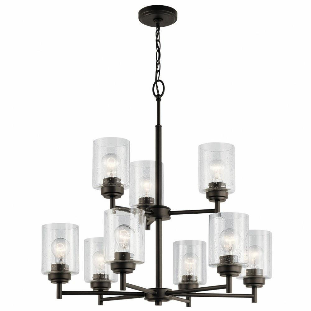 Winslow 9 Light Large 2 Tier Chandelier by Kichler - 44031