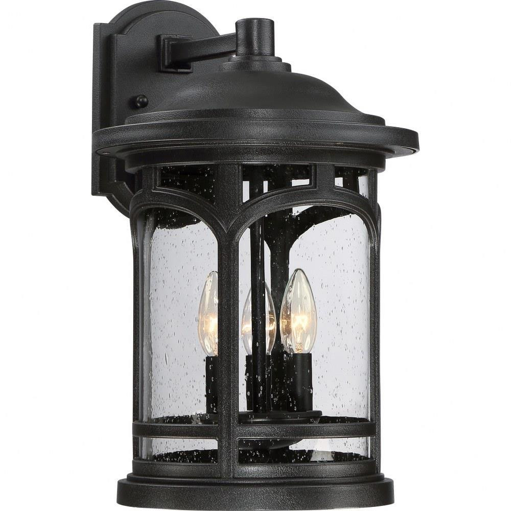 Marblehead 3 Light Outdoor Candle Style Wall Lantern by Quoizel - MBH8411