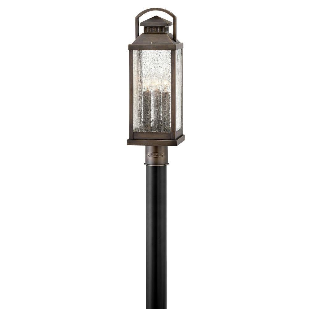 Revere 3 Light Medium Outdoor Post or Pier Mount 7 x 22.25 Inch by Hinkley  - 1181