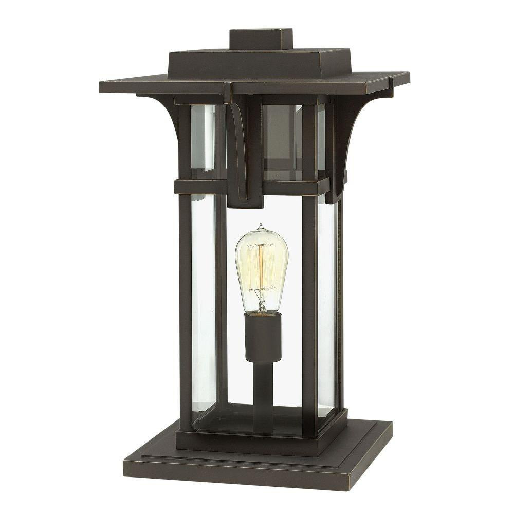 Manhattan 1 Light Large Outdoor Pier Mount Lantern Inches by Hinkley  - 2327