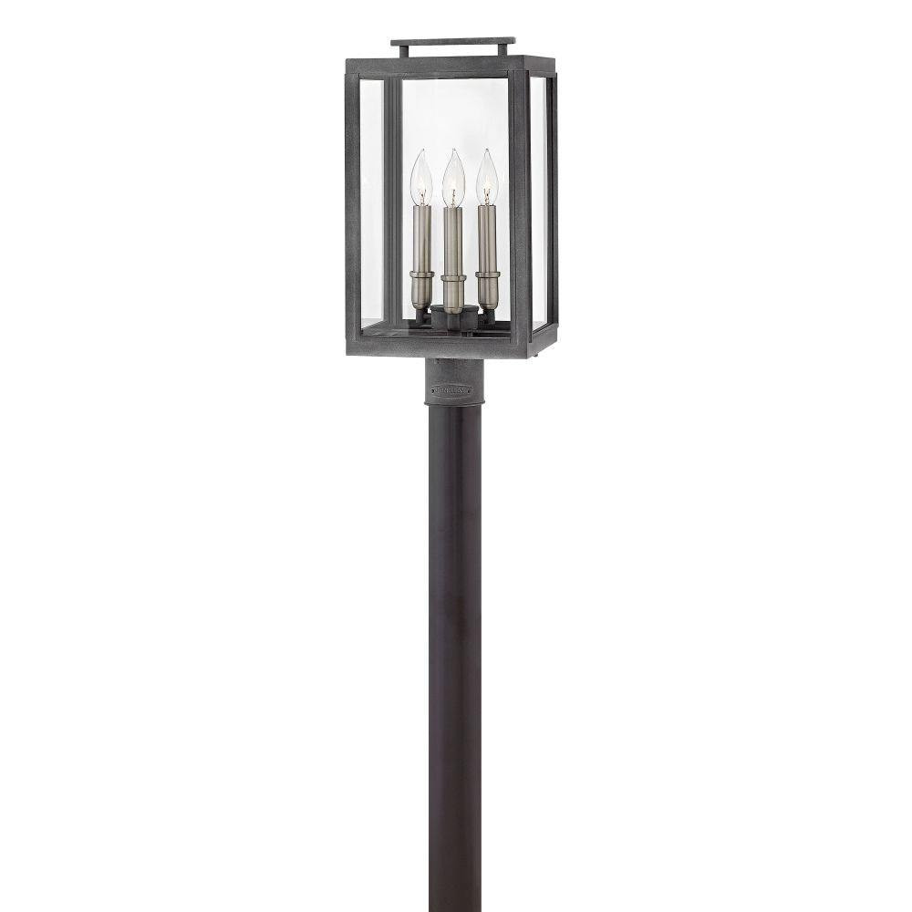 Sutcliffe 3 Light Large Outdoor Post or Pier Mount 10 x 20 In by Hinkley  - 2911