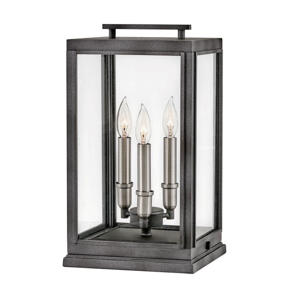 Sutcliffe 3 Light Large Outdoor Pier Mount 10.25 x 18 Inches by Hinkley  - 2917