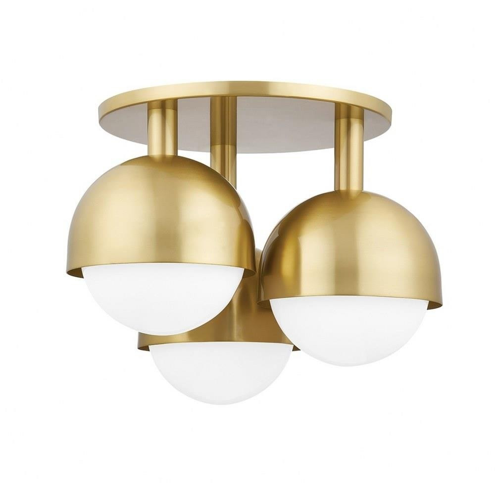 Foster 3 Light 18.75 Inch Wide Flush Mount by Hudson Valley - 1203