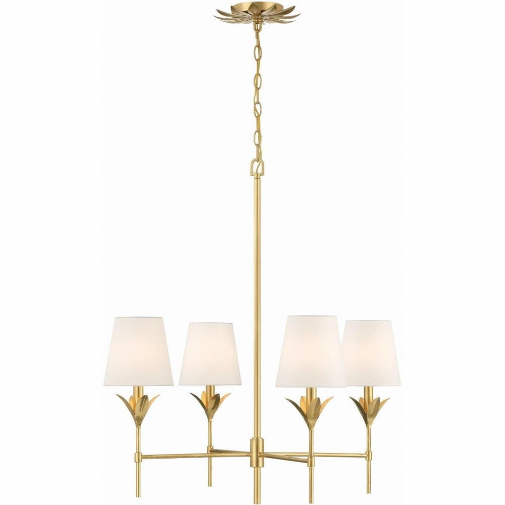 Broche 4 Light Large Chandelier by Crystorama - 534