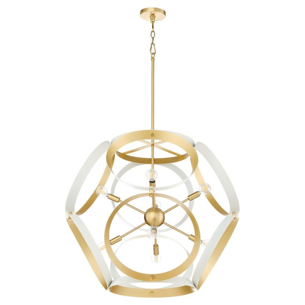 Domain 8 Light Pendant 30 Inch Tall and 30 Inch Wide by Quorum - 866-8