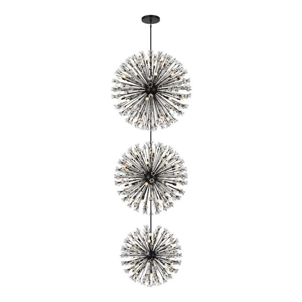 Vera 90 Light Oversized 3 Tier Round Chandelier by Elegant - 2500G50L3