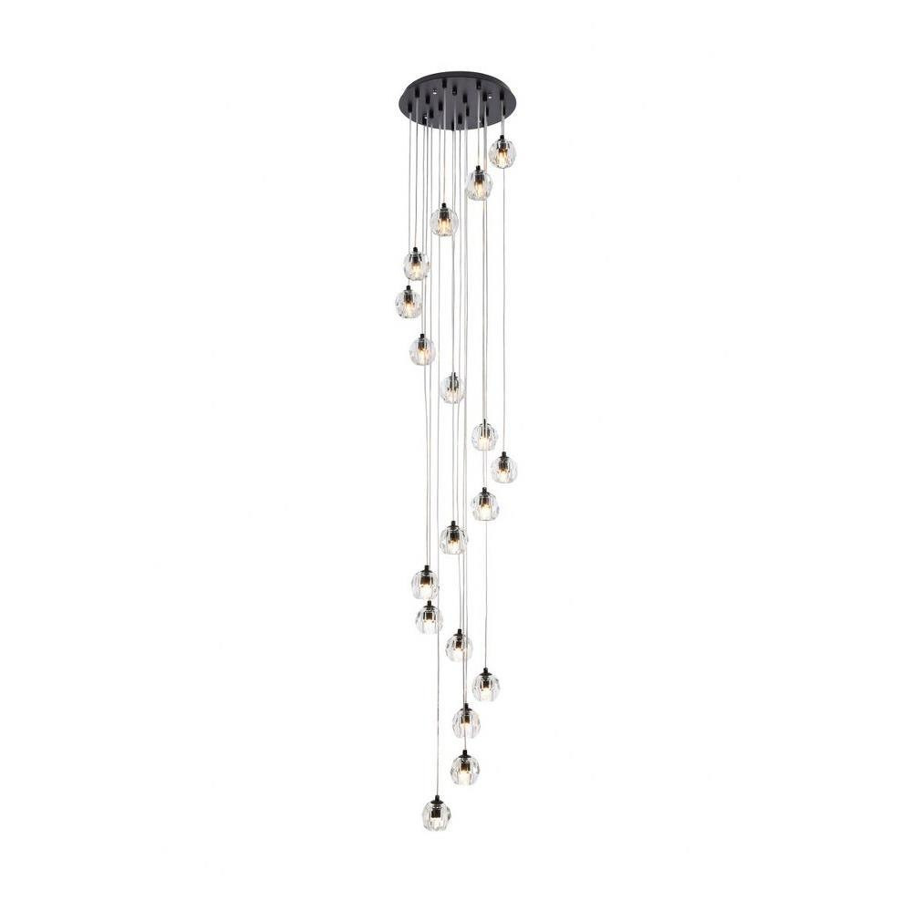 Eren 18 Light Medium Pendant by Elegant - 3505G15