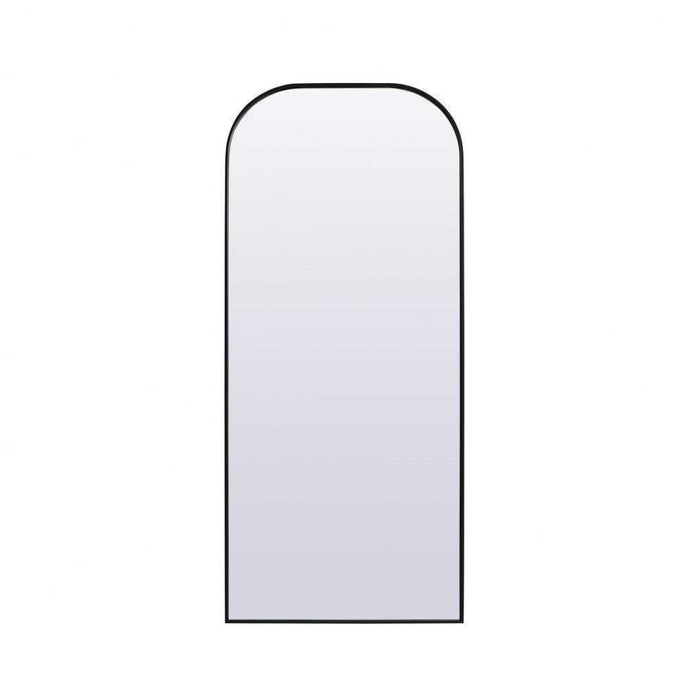 Blaire Metal Frame Arch Mirror 76 Inch Tall X 32 Inch Wide by Elegant Decor - MR1B3276