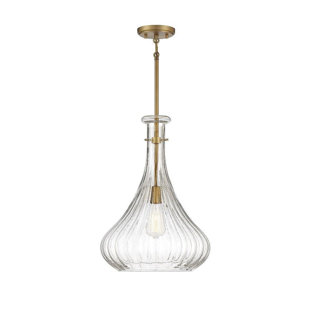 Bristo 1 Light Medium Pendant by Savoy House - 7-2265-1