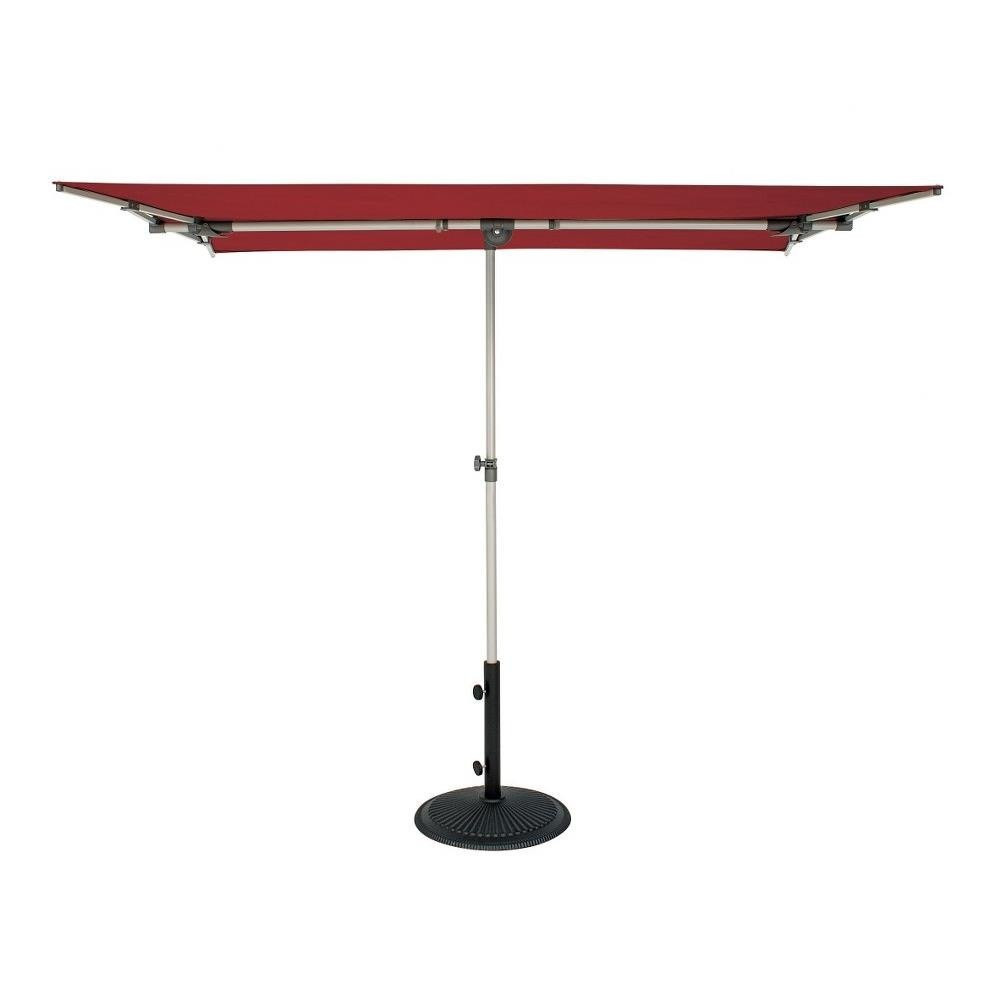 7 Foot Aluminum Manual Lift Rectangle Custom Umbrella by Simply Shade - SSBU