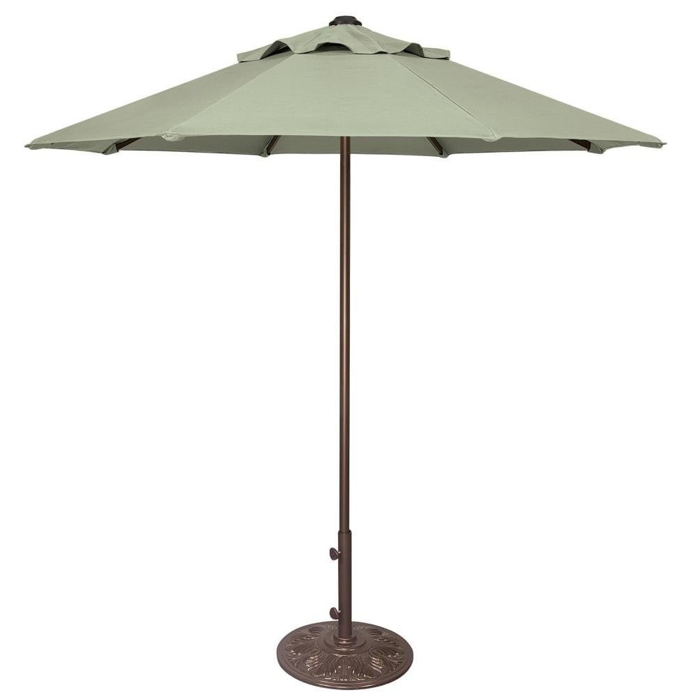 7.5 Foot Manual Lift Round Market Umbrella by Simply Shade - SSUCP407