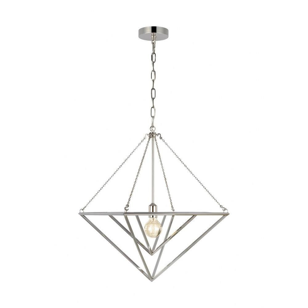 Carat 1 Light Large Modern Pendant by Visual Comfort Studio - CP1141