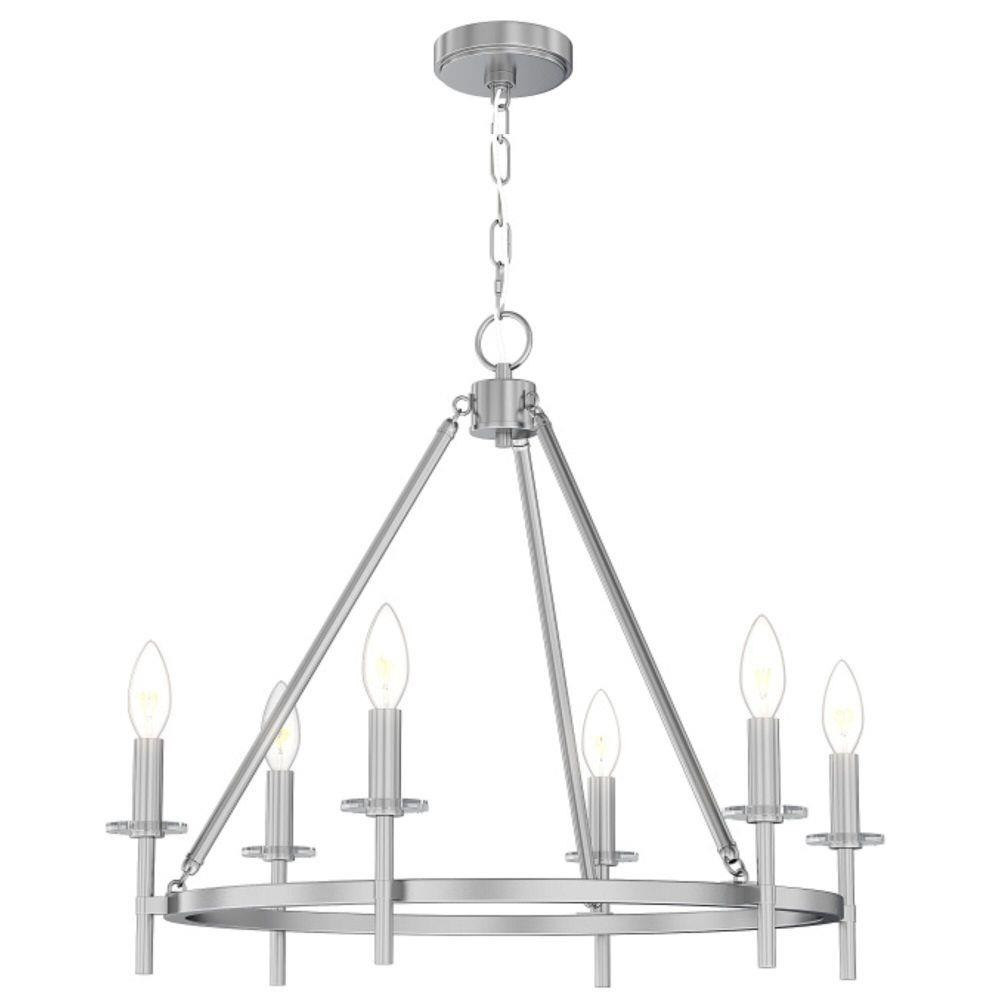 Sapello 6 Light Medium Round Chandelier by LUMLight - 3008