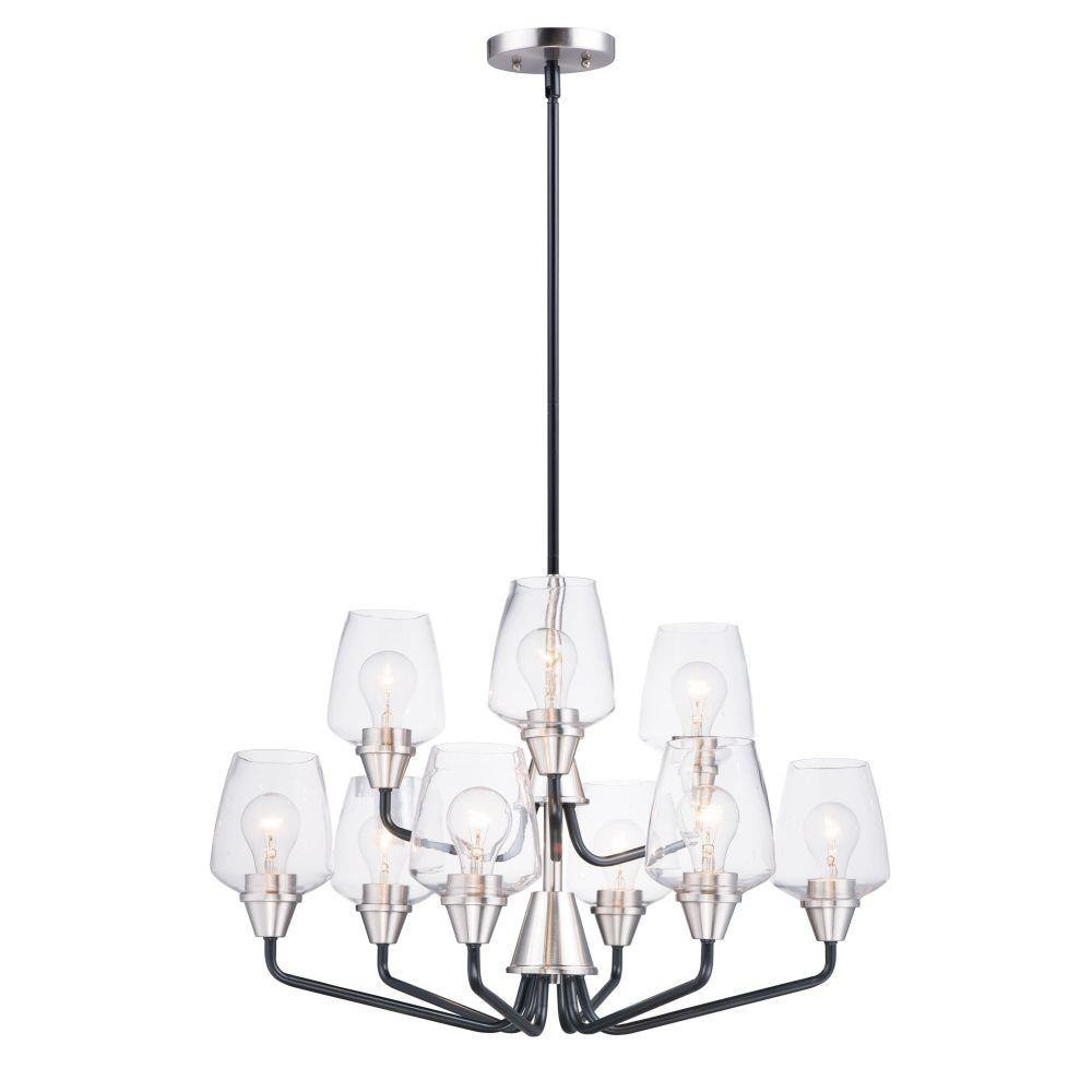 Goblet 9 Light Large 2 Tier Chandelier by Maxim - 26127