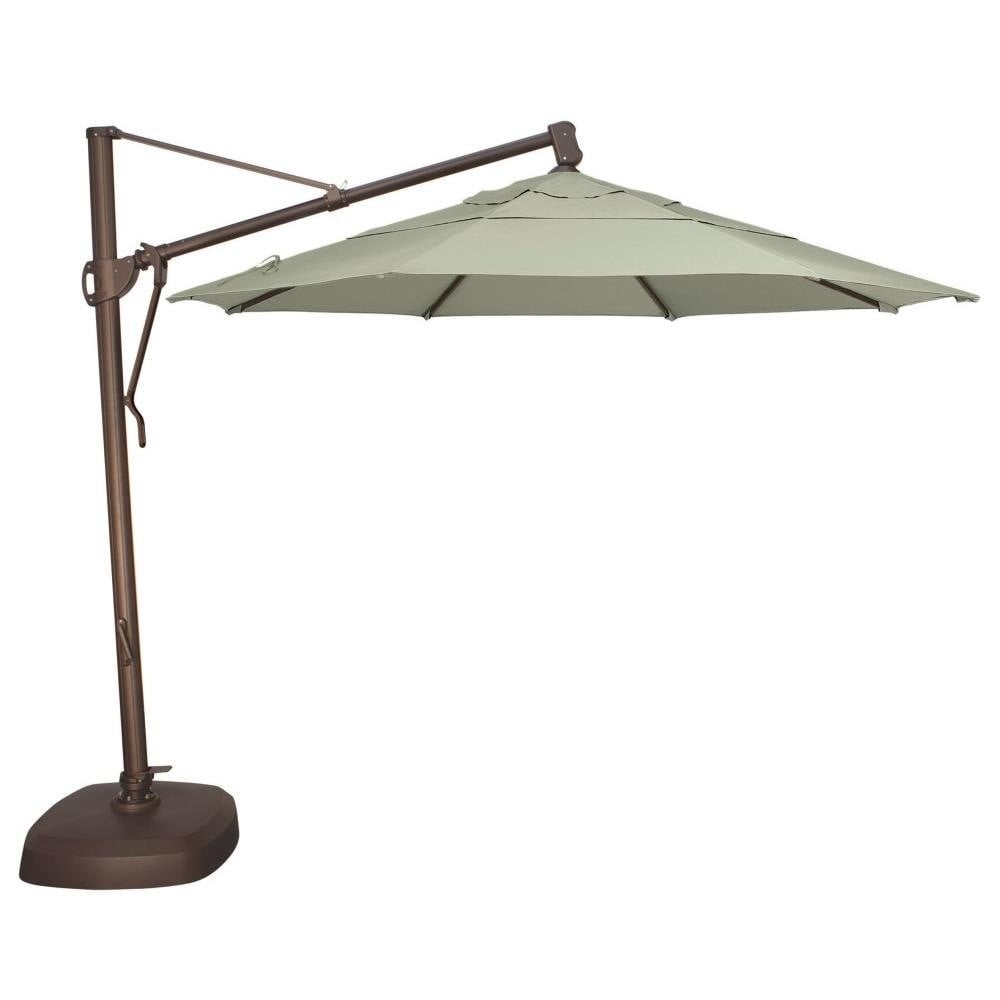 11 Foot Aluminum Round Cantilever Umbrella by Simply Shade - SSAKZ