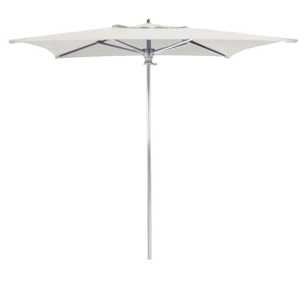 6 Foot Aluminum Manual Lift Square Market Umbrella by Galtech - 762