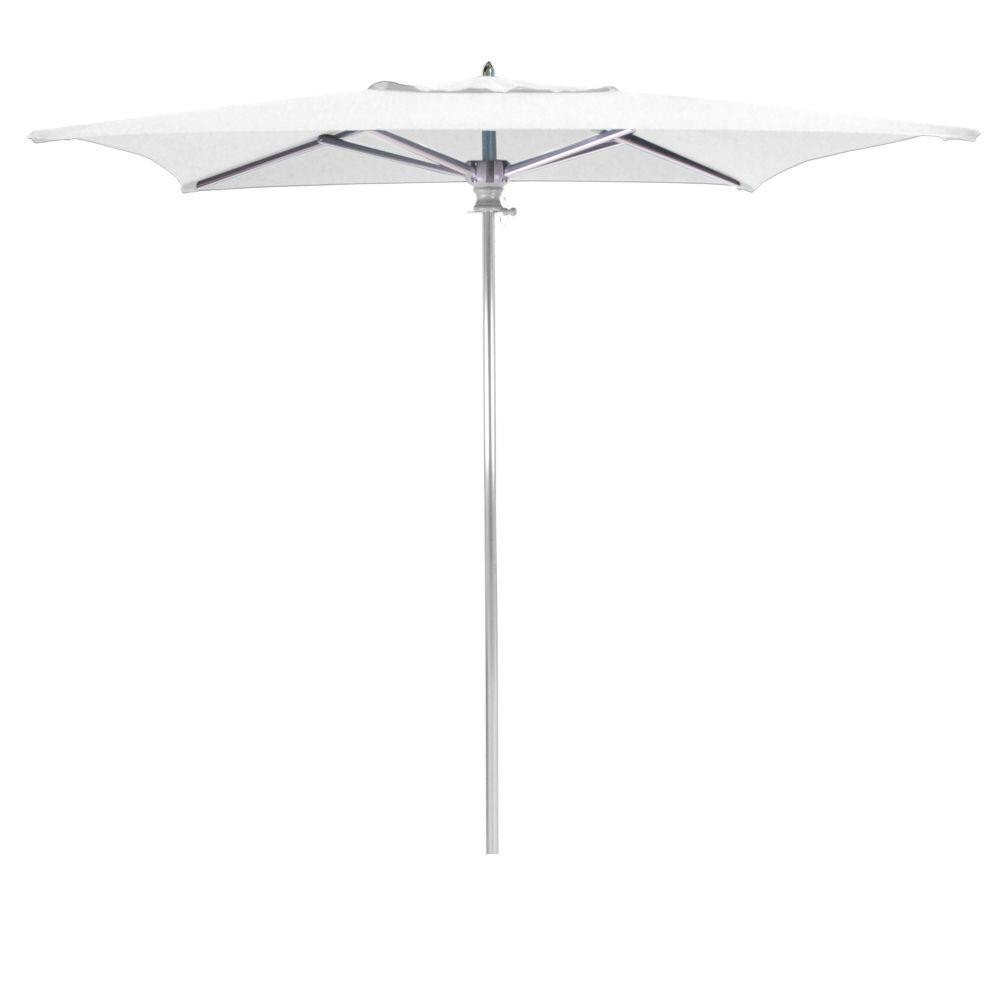 6 Foot Aluminum Manual Lift Square Market Umbrella by Galtech - 762