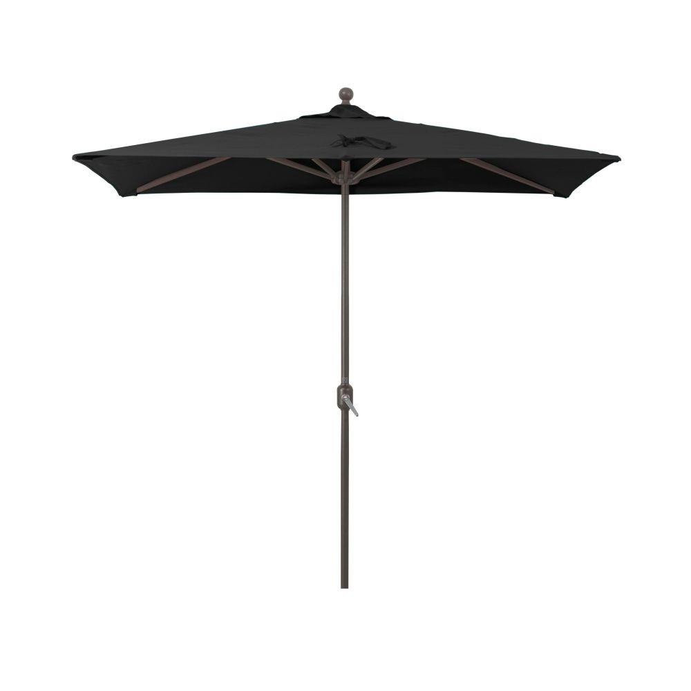 3.5 x 7 Foot Aluminum Crank Lift Rectangle Market Umbrella by Galtech - 772